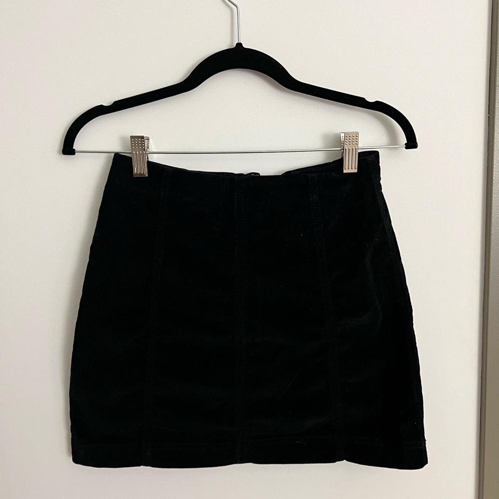 Free ppl suede skirt